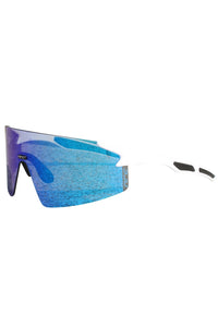 Photochromic 2 Lenses White Frame Blue Lenses