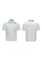 Sequin Zip Polo Shirt