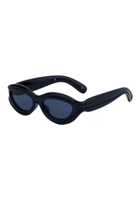 Bright Black Frame with Black Gray Lenses