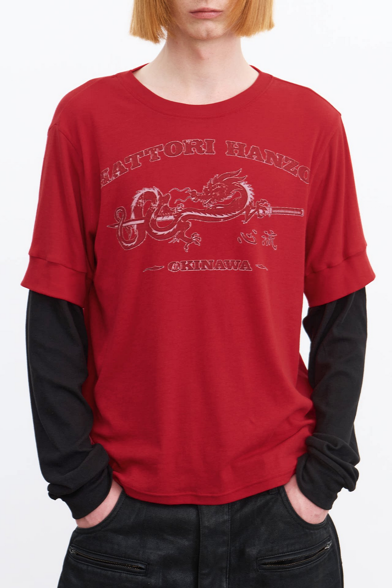 Layered Graphic Long Sleeve Tee