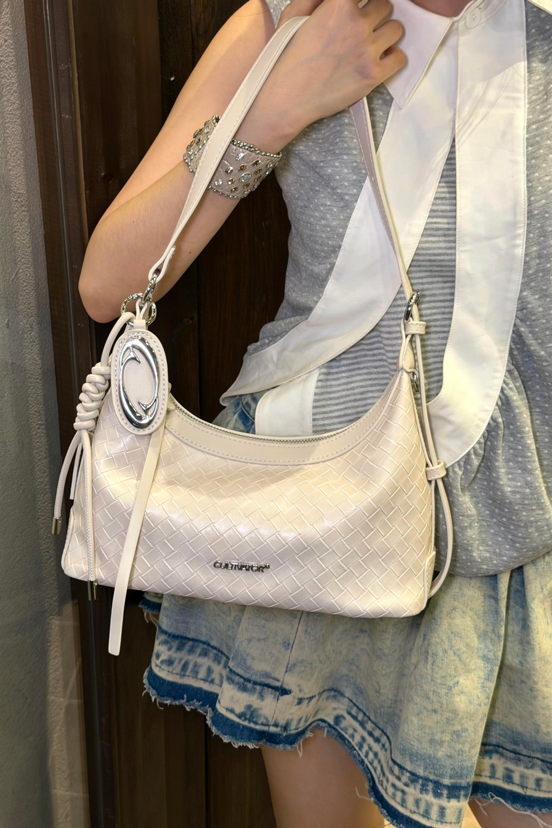 Vintage Woven Hobo Bag