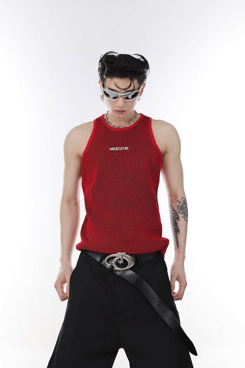 Knitted Vest Tee