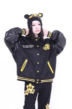 Embroidered Logo Varsity Jacket