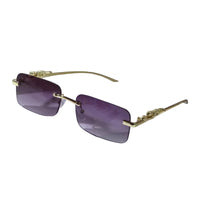 Gold Frame Gray Lens