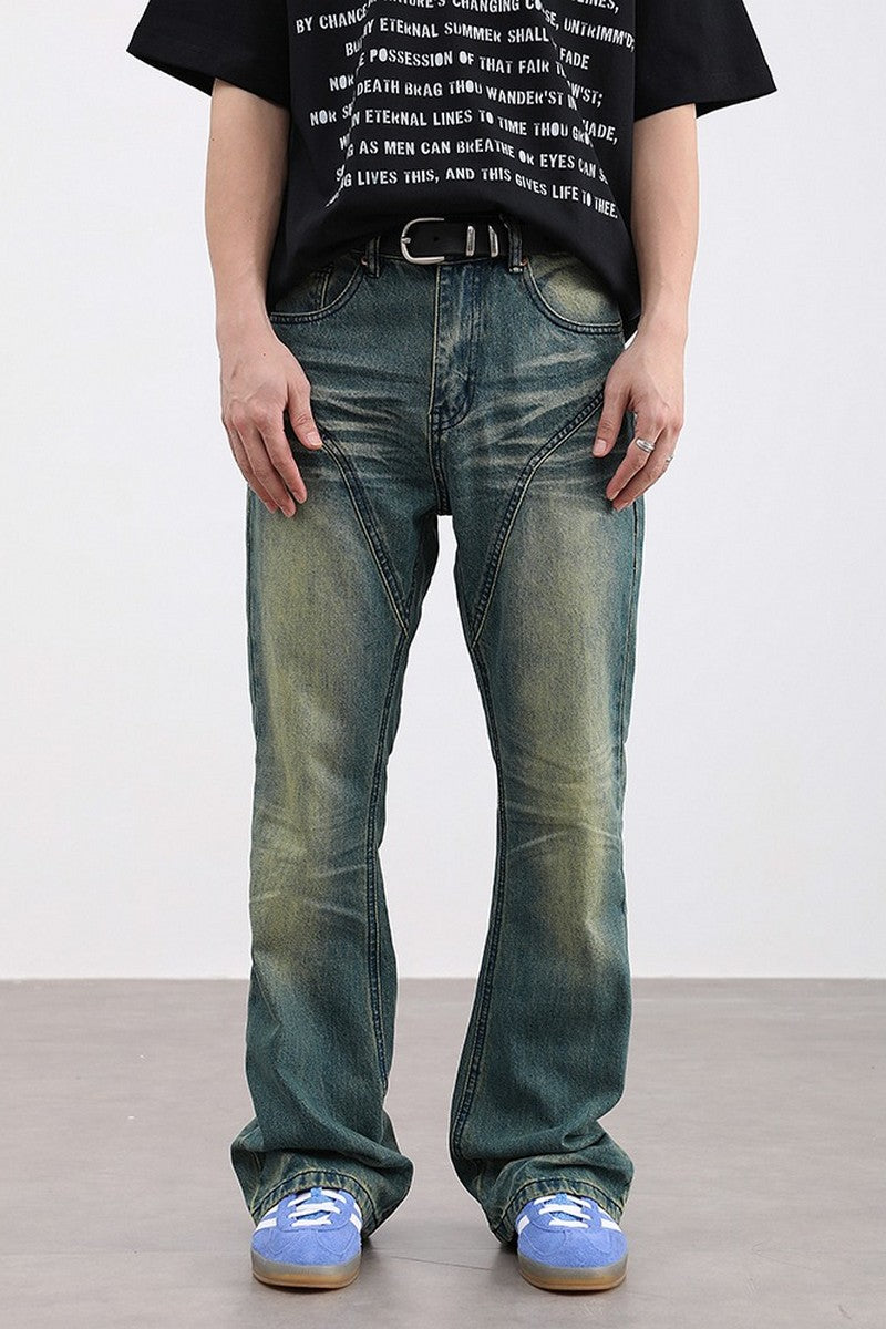 Washed Flared Jeans