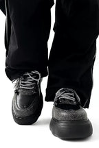 Punk Black Chunky Dad Sneakers