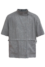 Asymmetric Collar Shirt Jacket