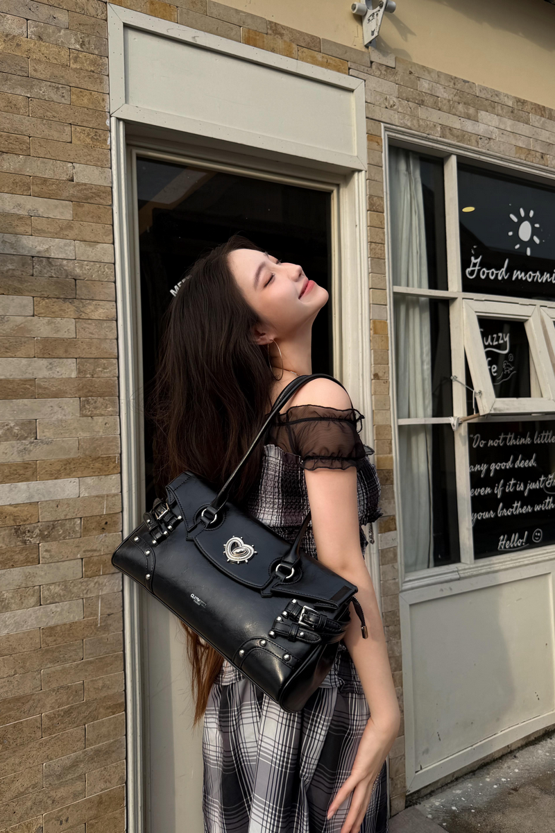 Retro Y2K Baguette Bag