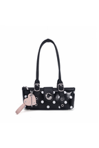 Retro Polka Dot Baguette Bag
