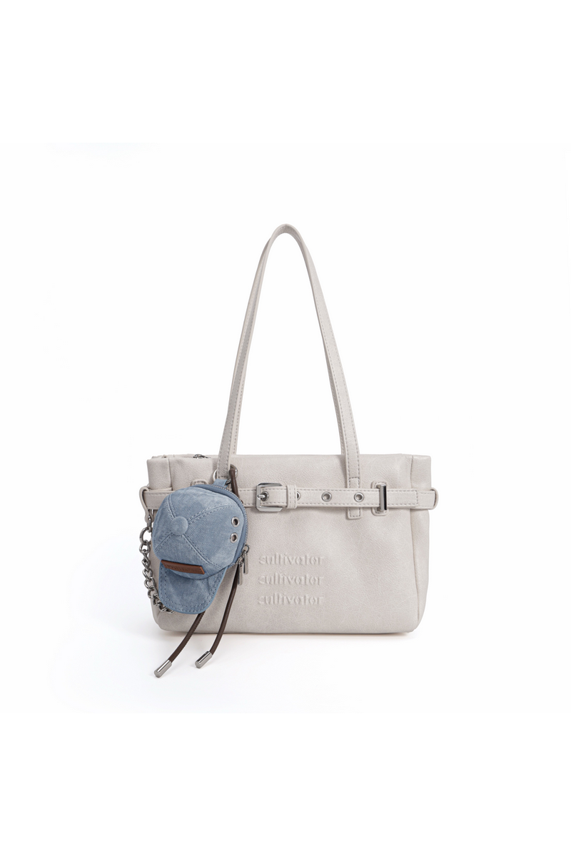 Leather Moto Shoulder Bag