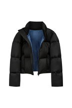 Satin Boxy Down Jacket