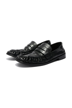 Washed Horsehide Loafers