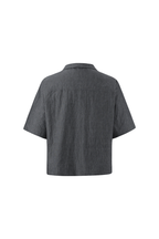 Asymmetric Linen Shirt