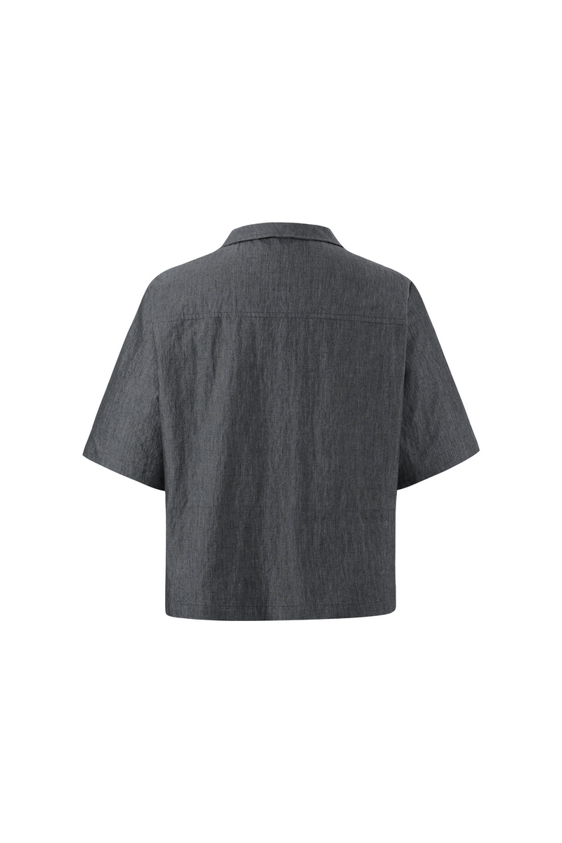 Asymmetric Linen Shirt