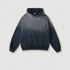 Gradient Sunfade Distressed Hoodie