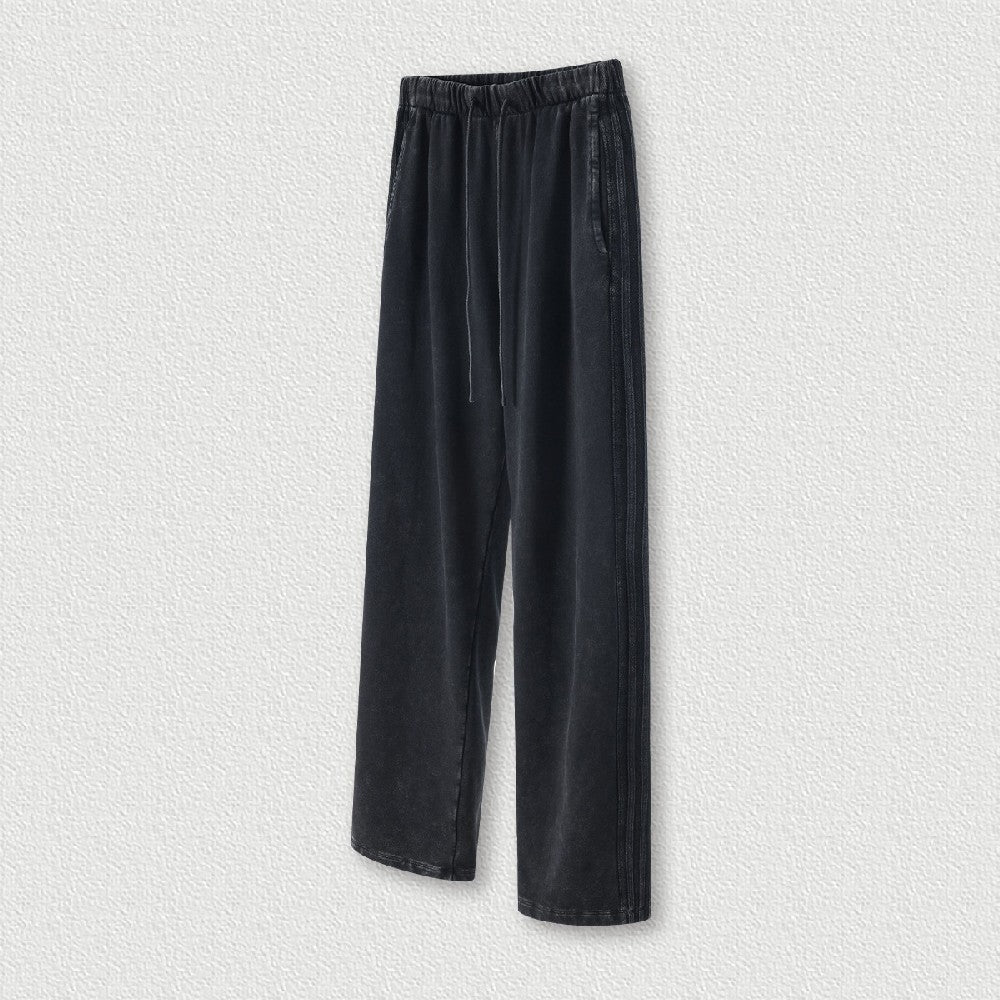 Stripe Side Washed Sweatpants