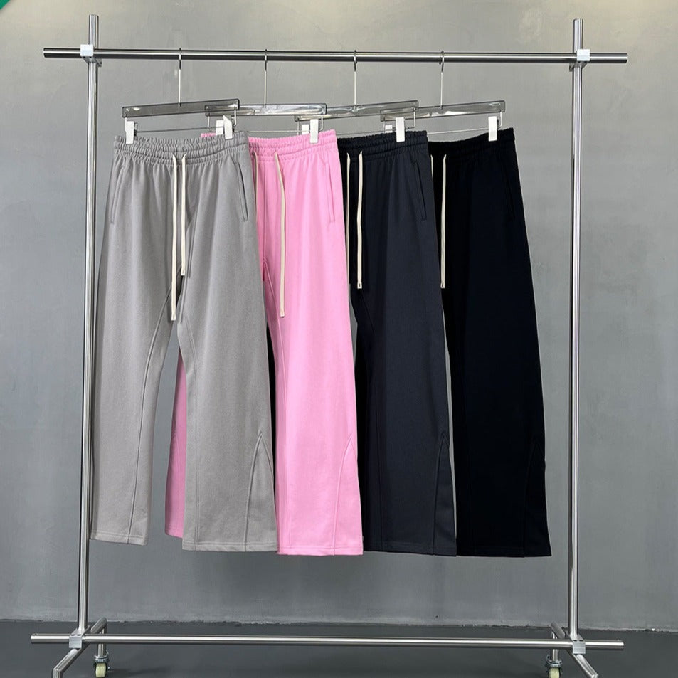 Flared Patchwork Jogger Pants - EU Only