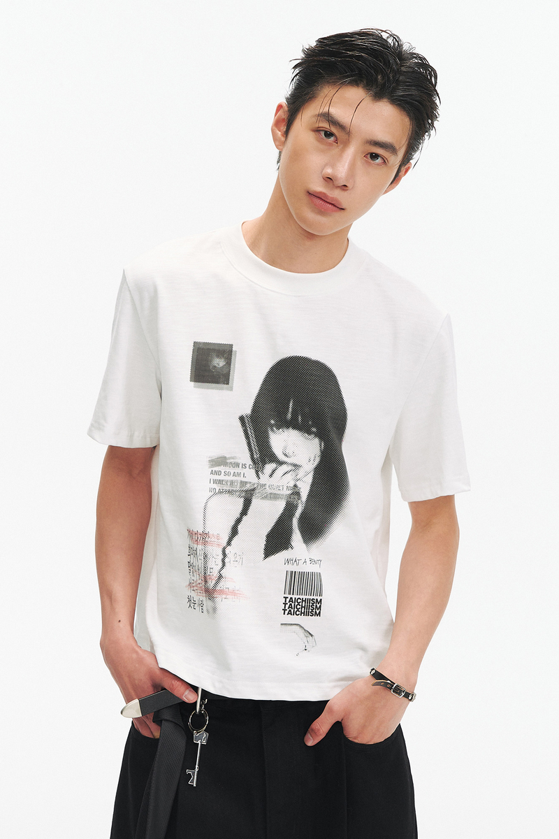 Polka Dot Graphic Tee