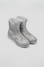 Distressed High Top Boxing Boots