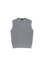 Cable Knit Sweater Vest