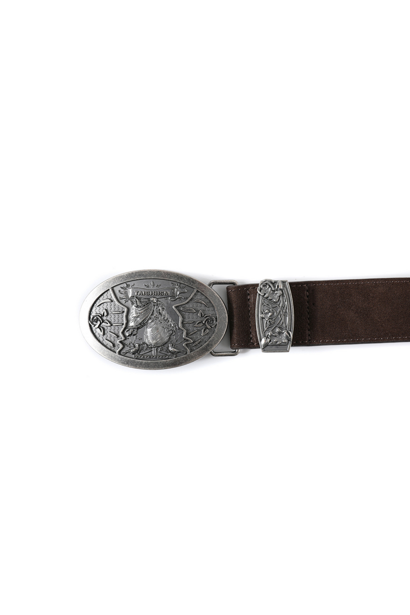 Embossed Leather Belt
