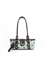 Retro Polka Dot Baguette Bag