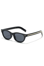 Slim Studded Cat Eye Sunglasses