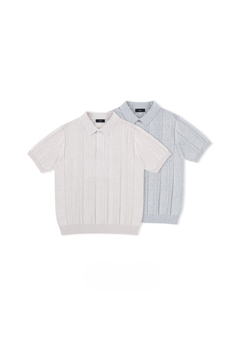 Linen Blend Polo Shirt