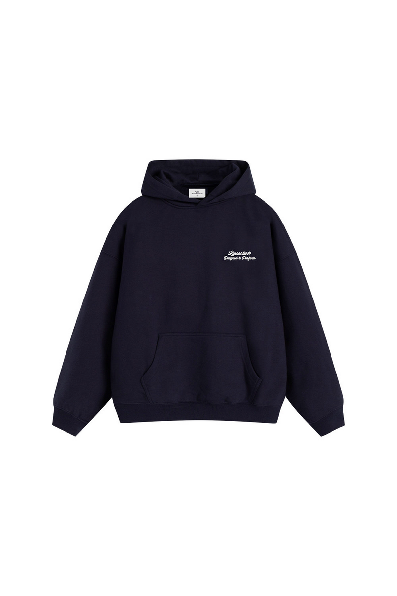 Chain Stitch Graphic Hoodie