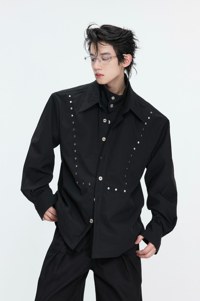 Layered Linen Shirt