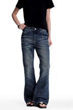 Gradient Bootcut Jeans