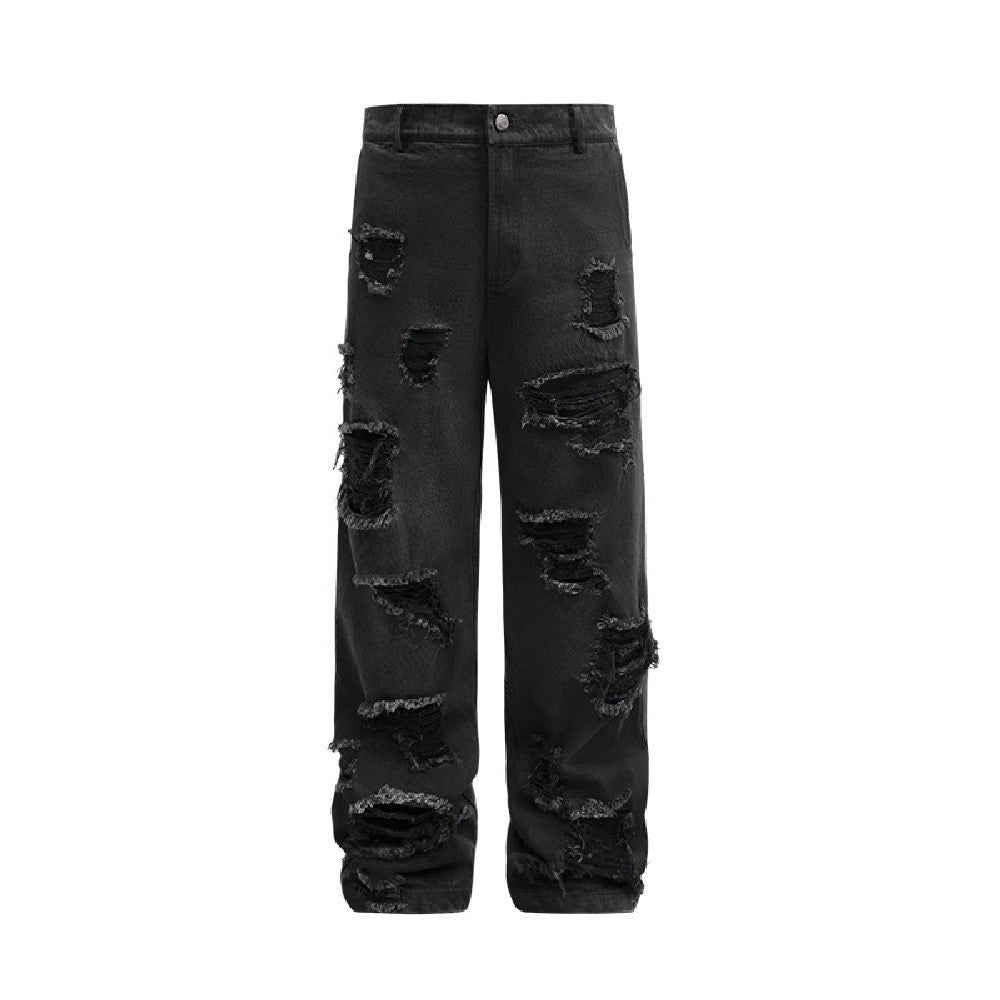 Destroyed Loose Jeans