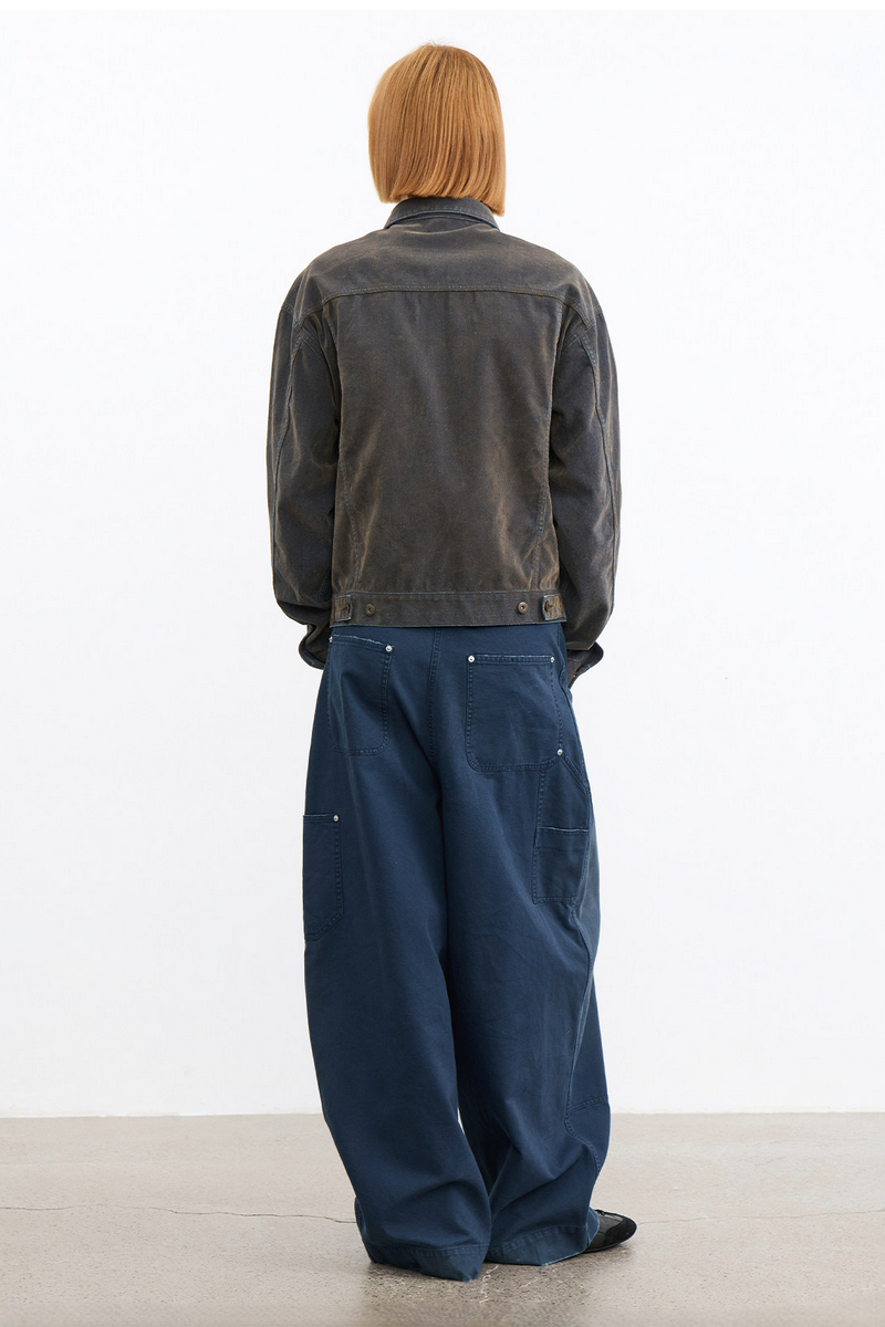 Riveted Distressed Carpenter Pants
