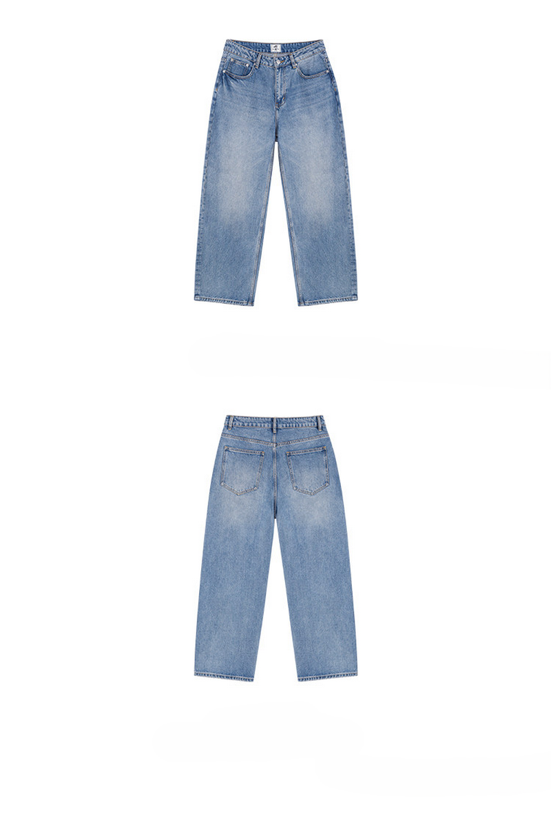 Lyocell Wide Leg Jeans
