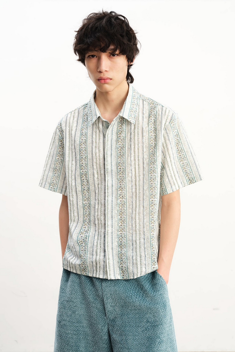 Textured Resort Short Sleeve Shirt
