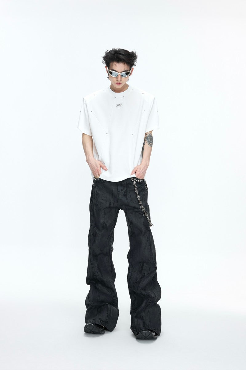 Asymmetric Cropped T-Shirt