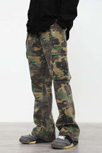 Camo Ink Flared Trousers