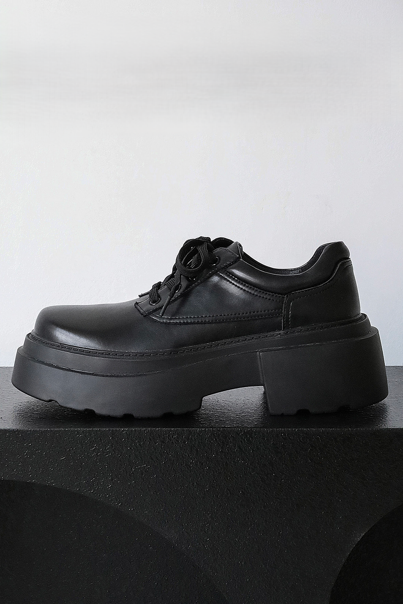 Chunky Platform Derby Shoes