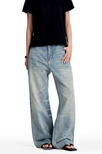Washed Stacked Jeans