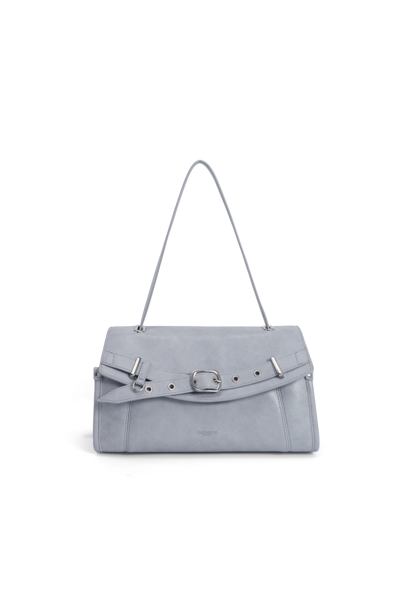 Moto Baguette Shoulder Bag