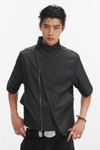 Asymmetric Linen Shirt