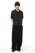 Tencel Linen Roll Sleeve Shirt