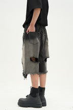 Ripped Jeans Shorts
