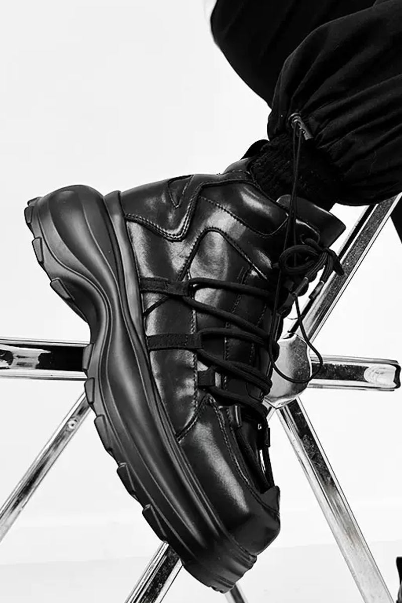 Leather Chunky Martin Boots - EU Only