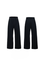 Striped Wide Leg Trousers