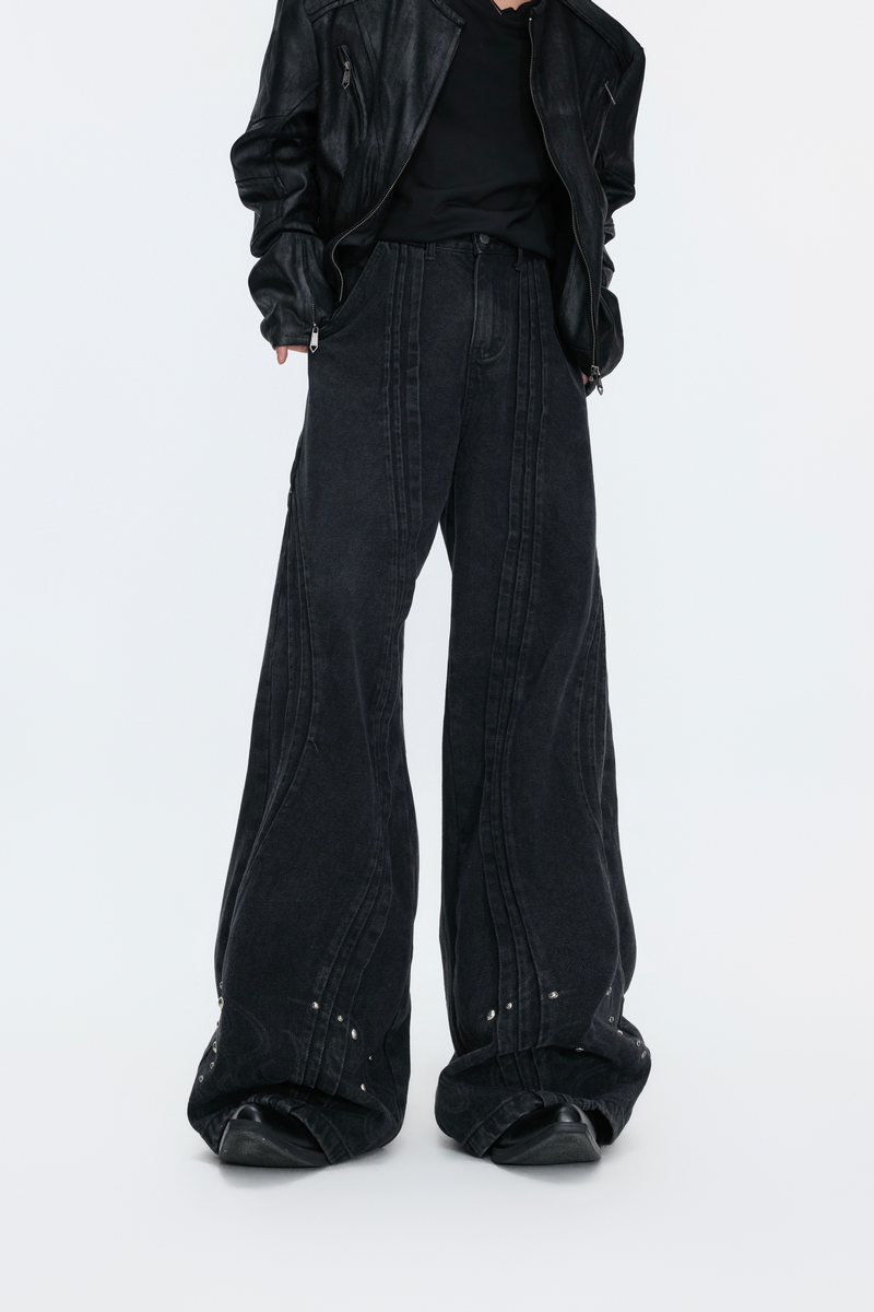 Distressed Deconstructed Jeans