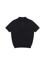 Linen Knit Polo Shirt