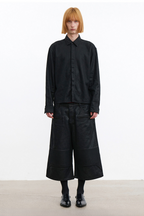 Waxed Cotton Long Sleeve Shirt