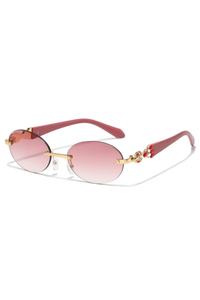 Gold Frame Double Pink
