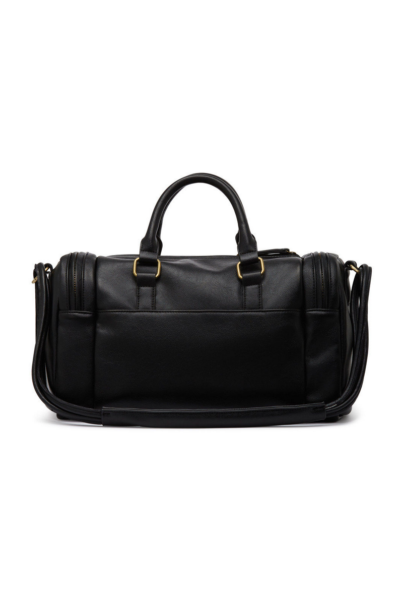Crackle Leather Shoulder Bag